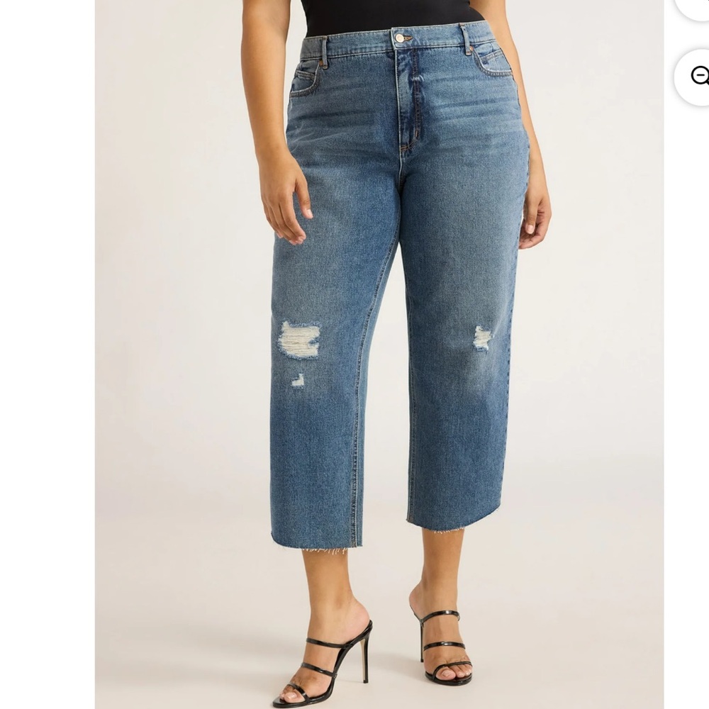 Sofia Jeans Lift and Sculpt Crop Slim Straight Super High Rise Jeans - Picture 2 of 9